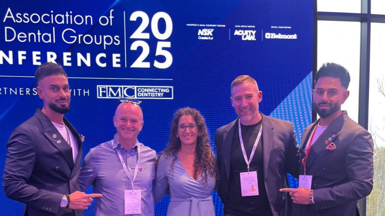 rana al-falaki speaking on leadership in dentistry at the adg conference