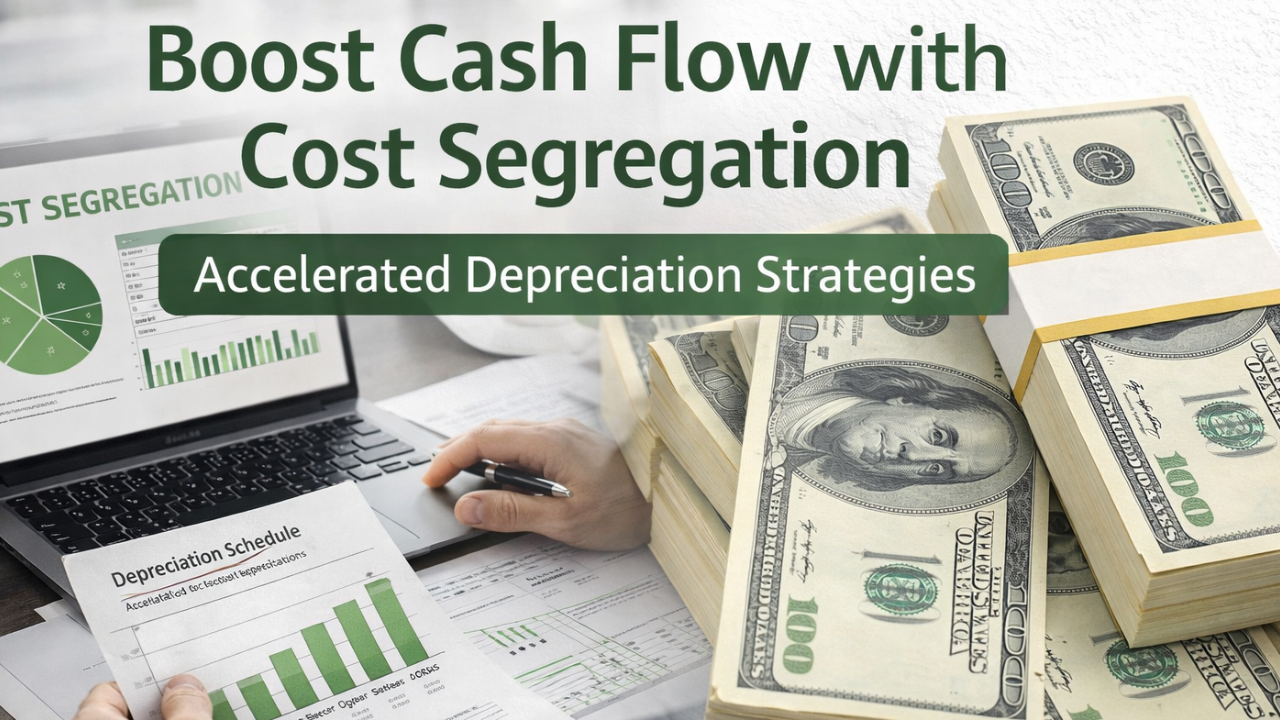 cost segregation accelerating depreciation to improve real estate investor cash flow