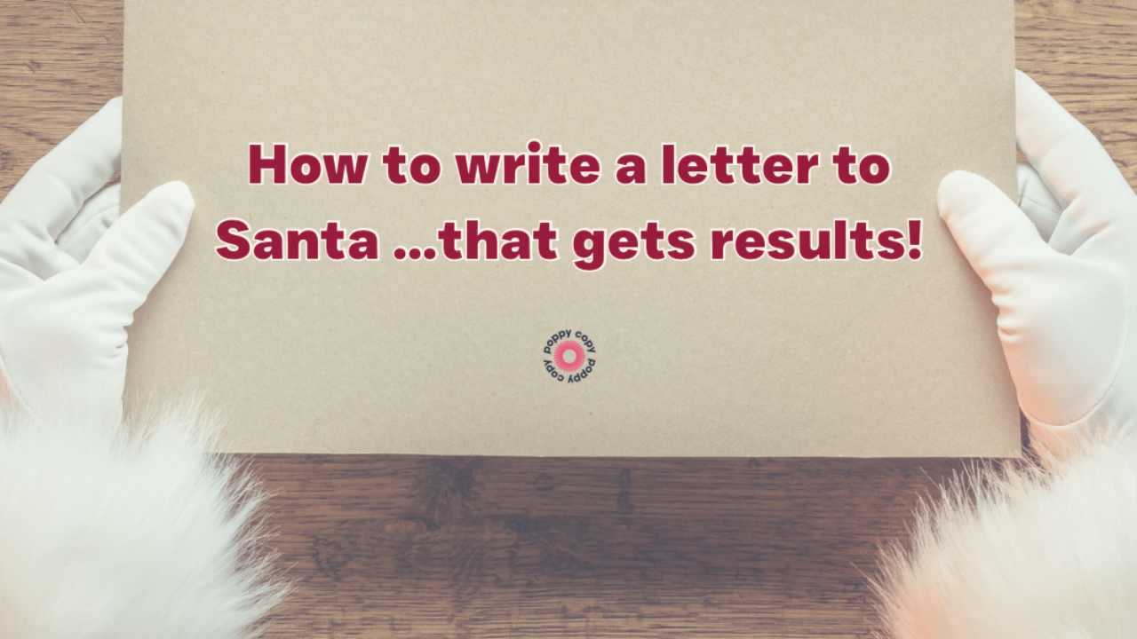how to write a letter to Santa with jaime lee mann