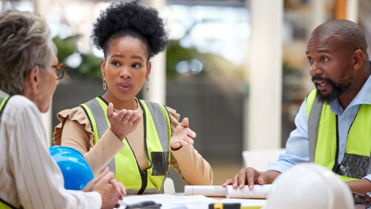 Group Conversations and Selfish Time in Construction