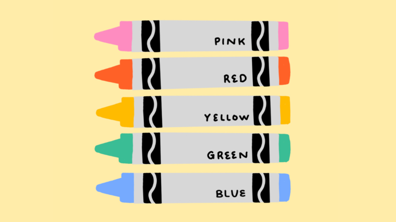 an illustration of crayons by Genna Blackburn
