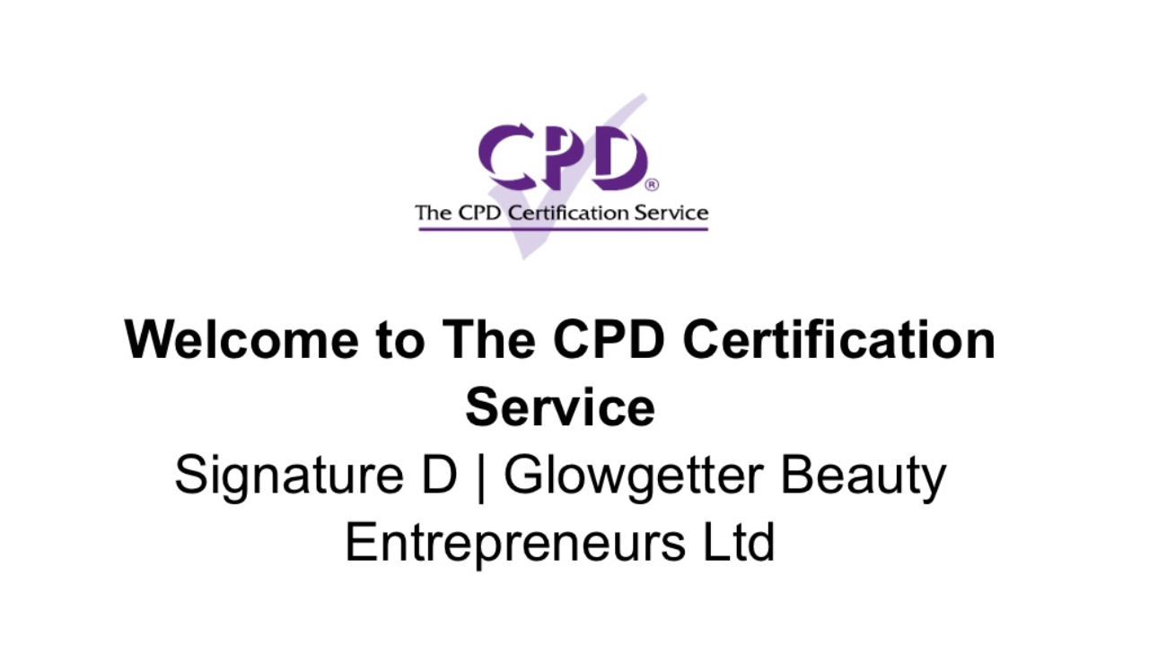 CPD Glowgetter Beauty Entrepreneurs ≈ Signature D