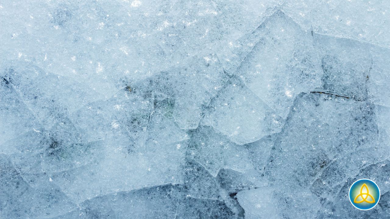 Cracked Frozen Ground Unlocking Trauma and Stress Ellicott City Mindfulness, James O'Neill