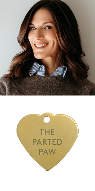 Headshot photo of AHELP Project Guest Blog Contributor, Koryn Greenspan. Plus, The Parted Paw logo.