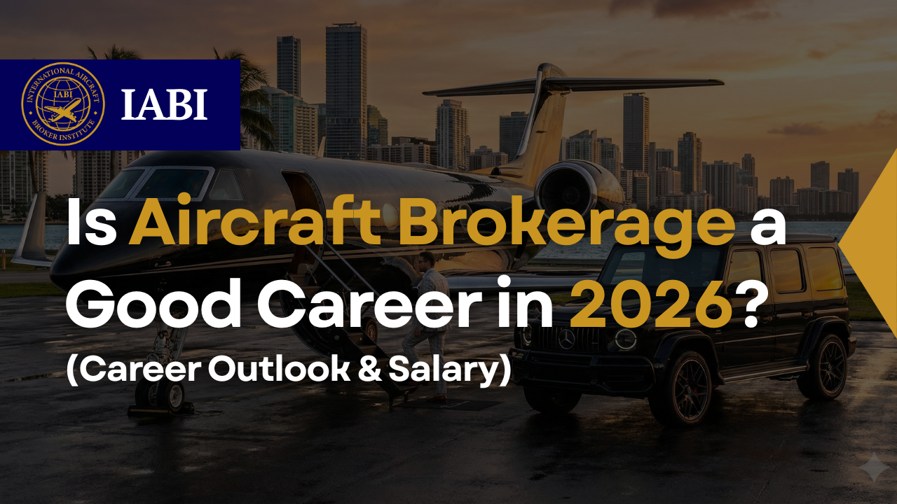 Aircraft brokerage career in private aviation