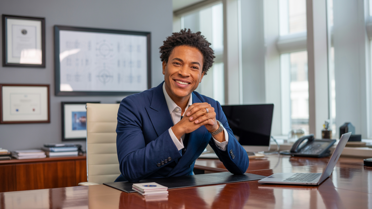 happy consultant that gets lots of referrals