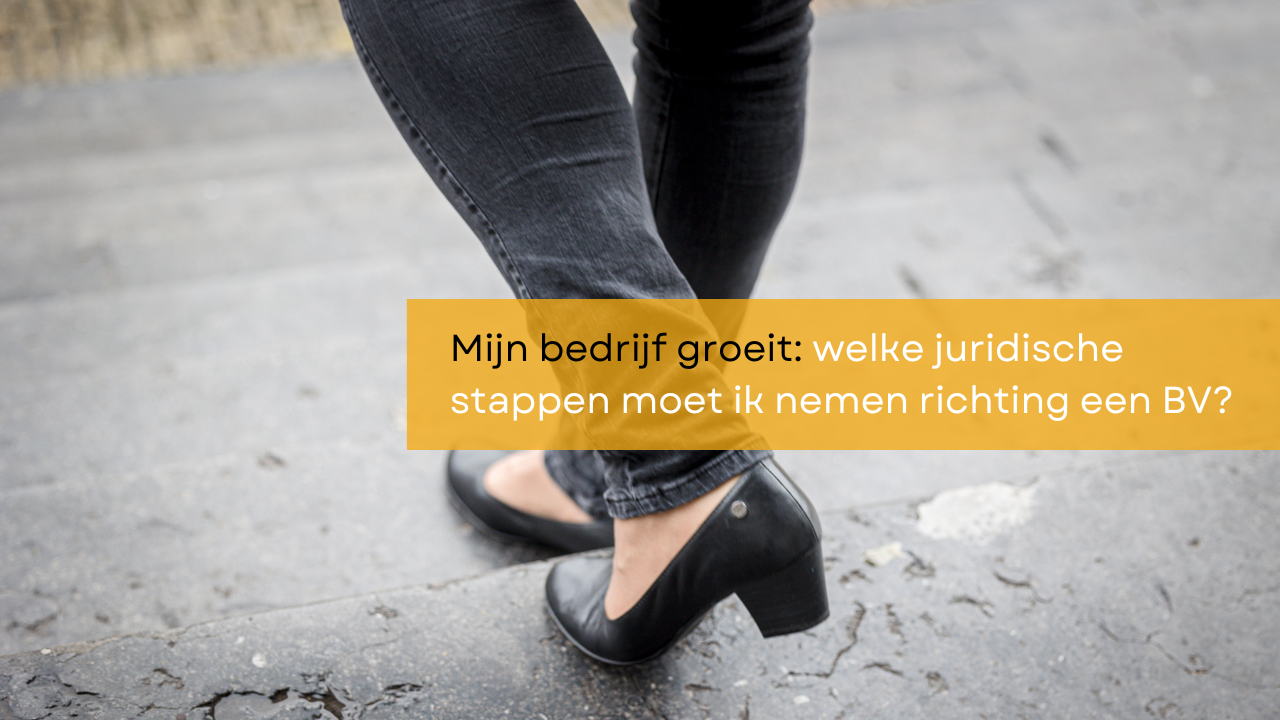 Juridische stappen richting een BV 