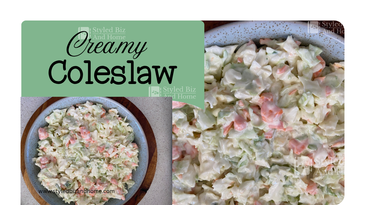 Coleslaw salad in a bowl