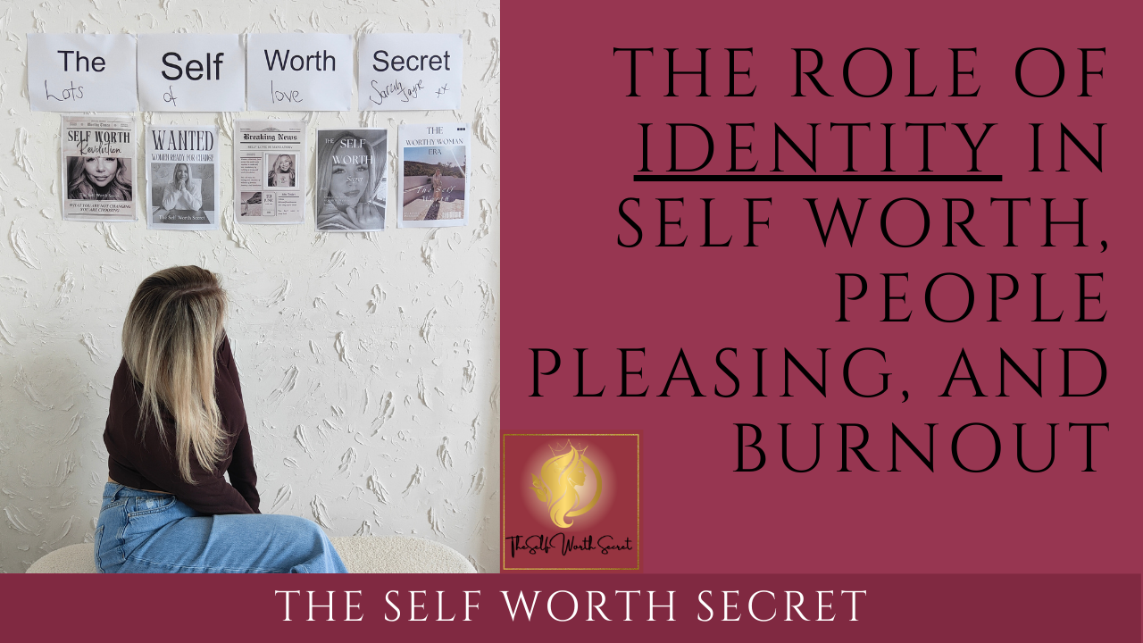 Woman reflecting on identity, self-worth, and emotional exhaustion from over-giving