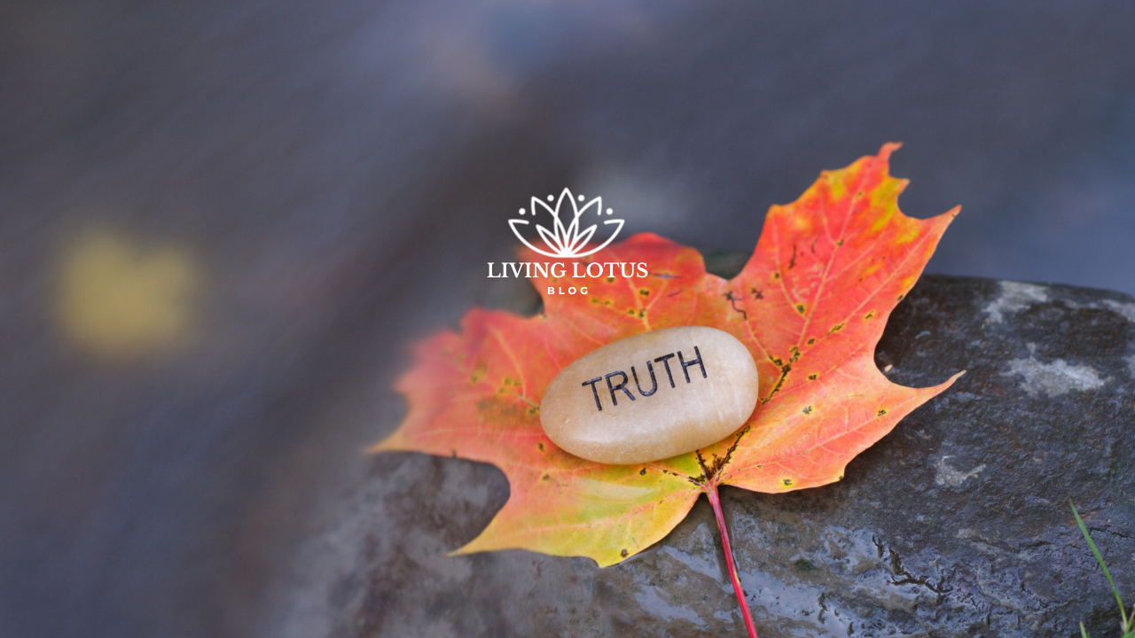 Orange leaf with TRUTh stone 