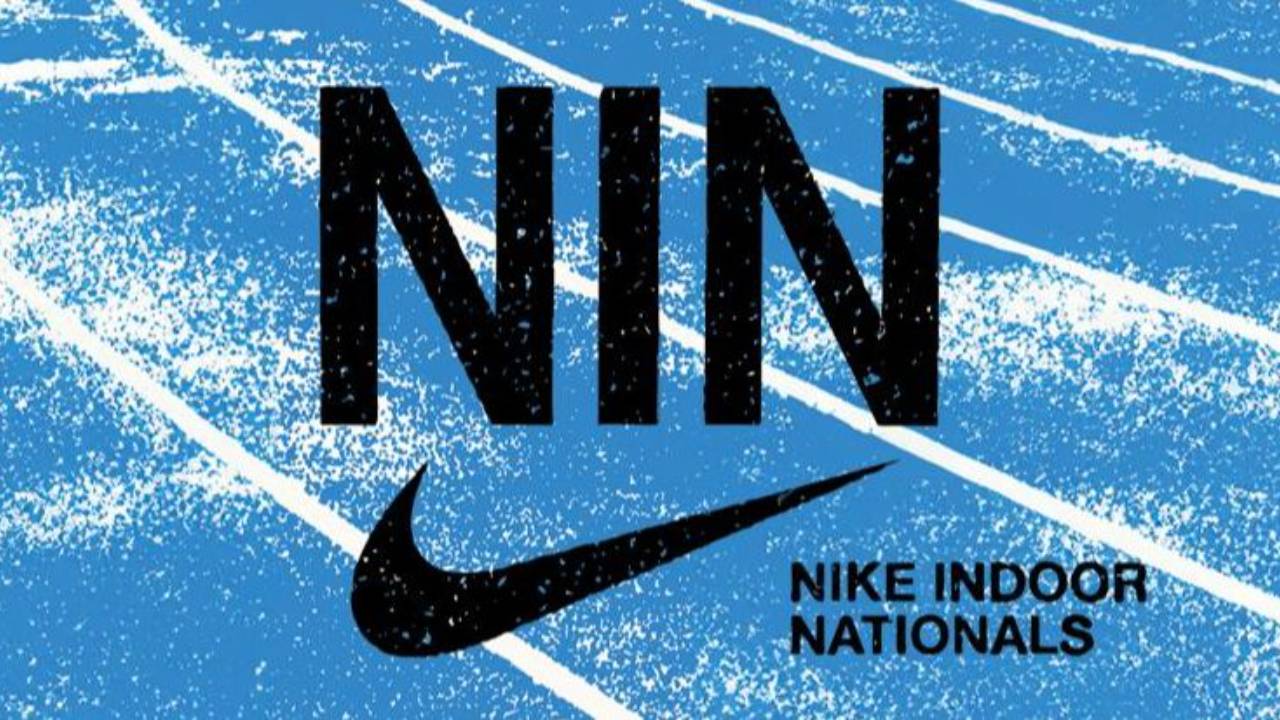 Leap Squad athletes competing in long jump and triple jump at Nike Indoor Nationals