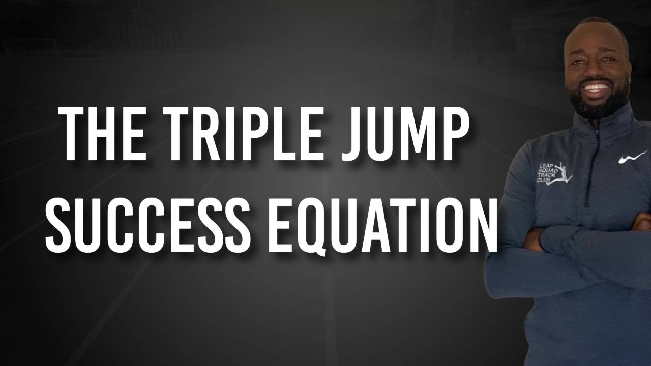 Keinan Briggs explaining the triple jump success equation and how long jump distances predict triple jump performance