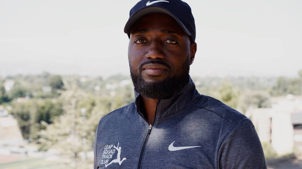 “Keinan Briggs mentoring athletes and families in California.