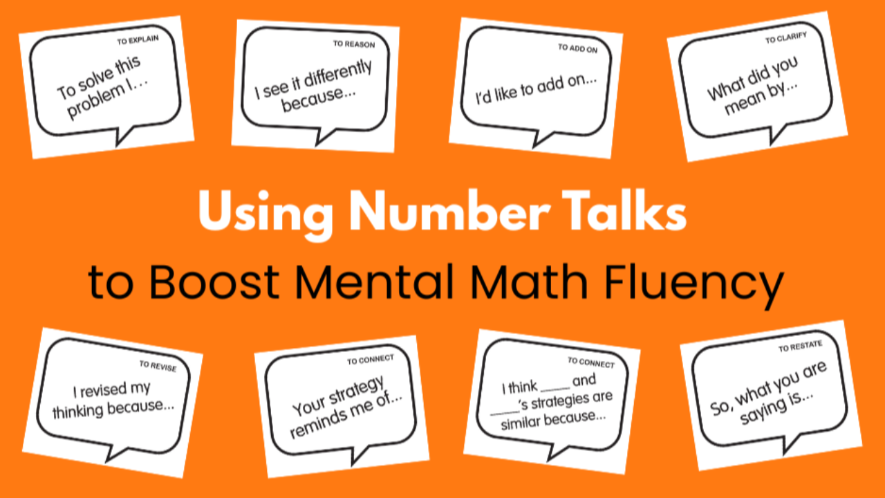 Using Number Talks to Boost Mental Math Fluency