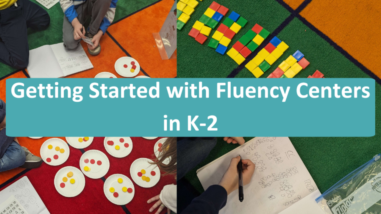 Getting Started with Math Fluency Centers in Kin.-2nd Grade