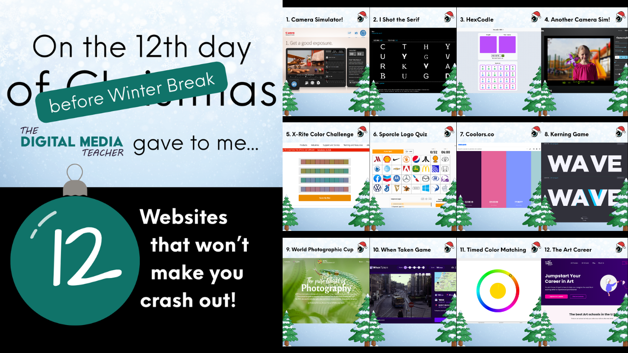 12 websites for the days before winter break