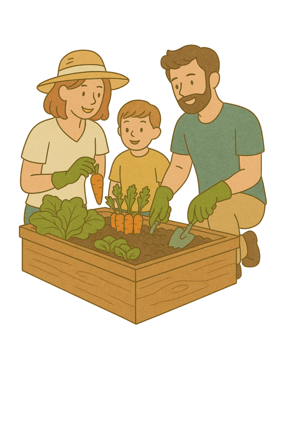 family gardening