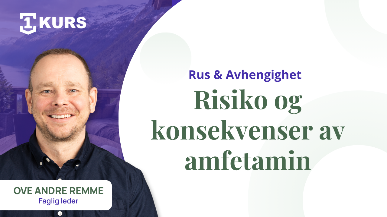  En forståelse om risikoer og konsekvenser av amfetamin og metamfetamin