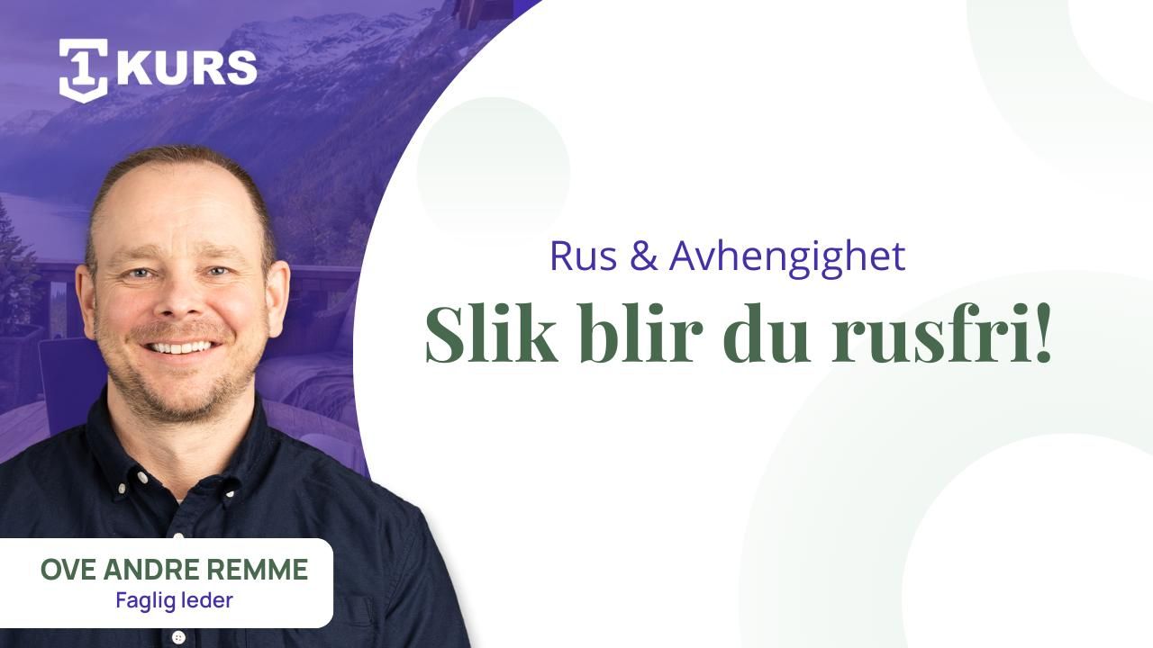  Slik kan du bli rusfri fra ditt rusproblem