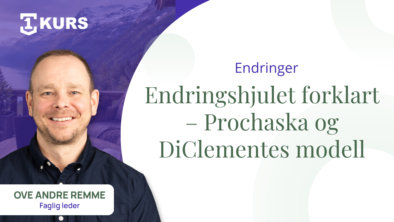 Endringshjulet forklart – Prochaska og DiClementes modell