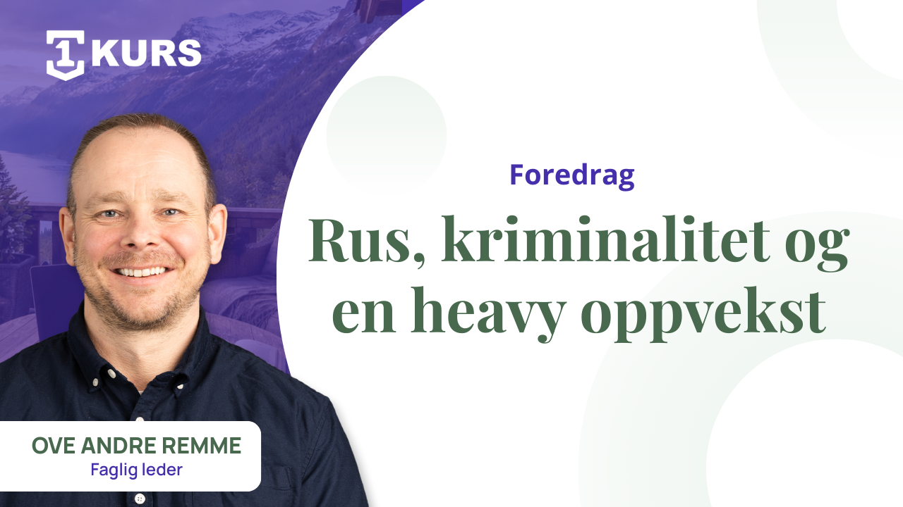  Forebyggende foredrag om rus, kriminalitet og en vanskelig oppvekst