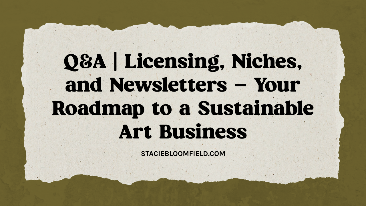 art licensing niches qa sustainable art business stacie bloomfield
