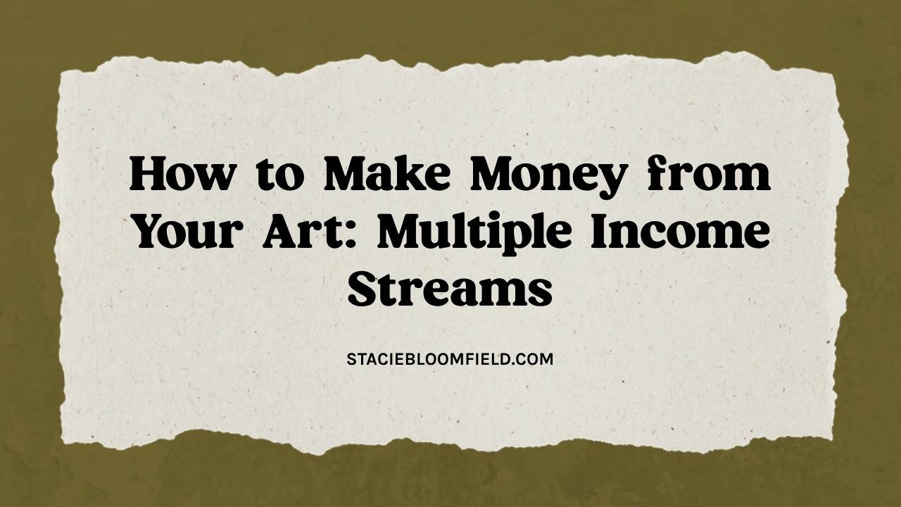 how to make money from surface pattern design — multiple income streams for artists