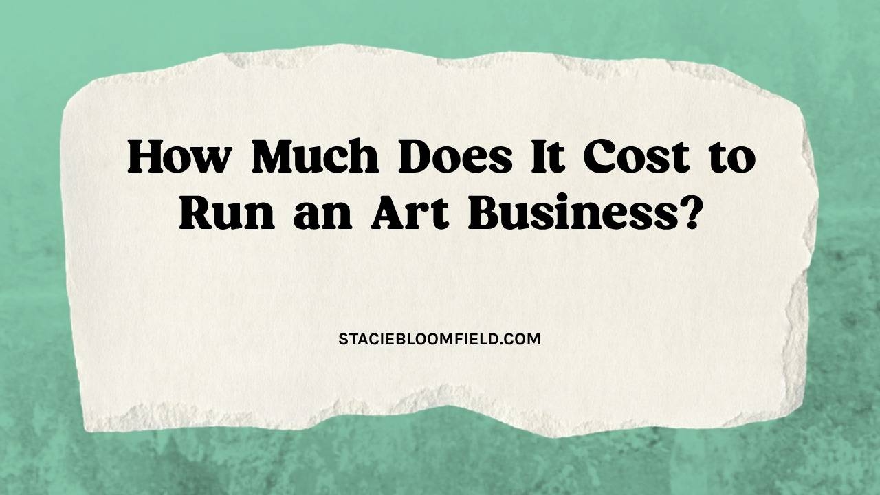 Real breakdown of monthly and startup costs for running an art licensing business