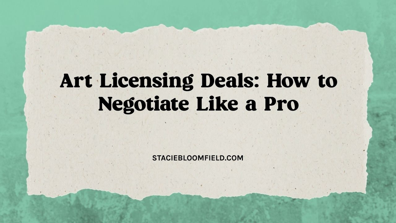 How to negotiate art licensing deals — tips from Stacie Bloomfield