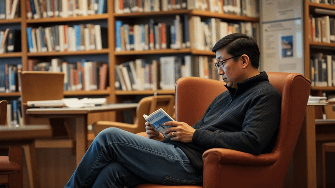 Kenny Jahng reading