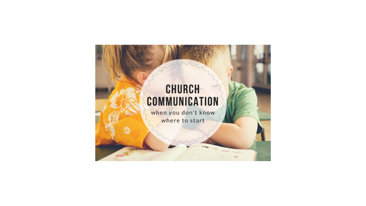 Church communication when you don't know where to startbarbara carneirocalligraphy