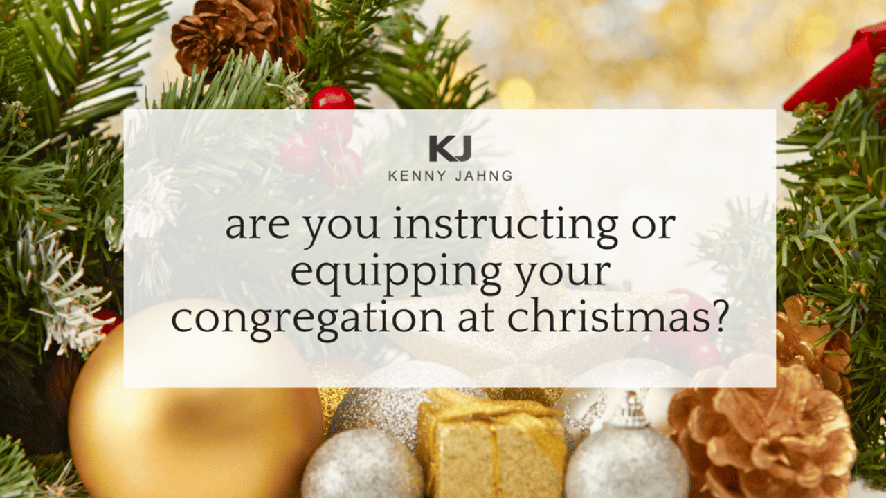 Are You Instructing or Equipping Your Congregation at ChristmasChristmas church attendance statistics
