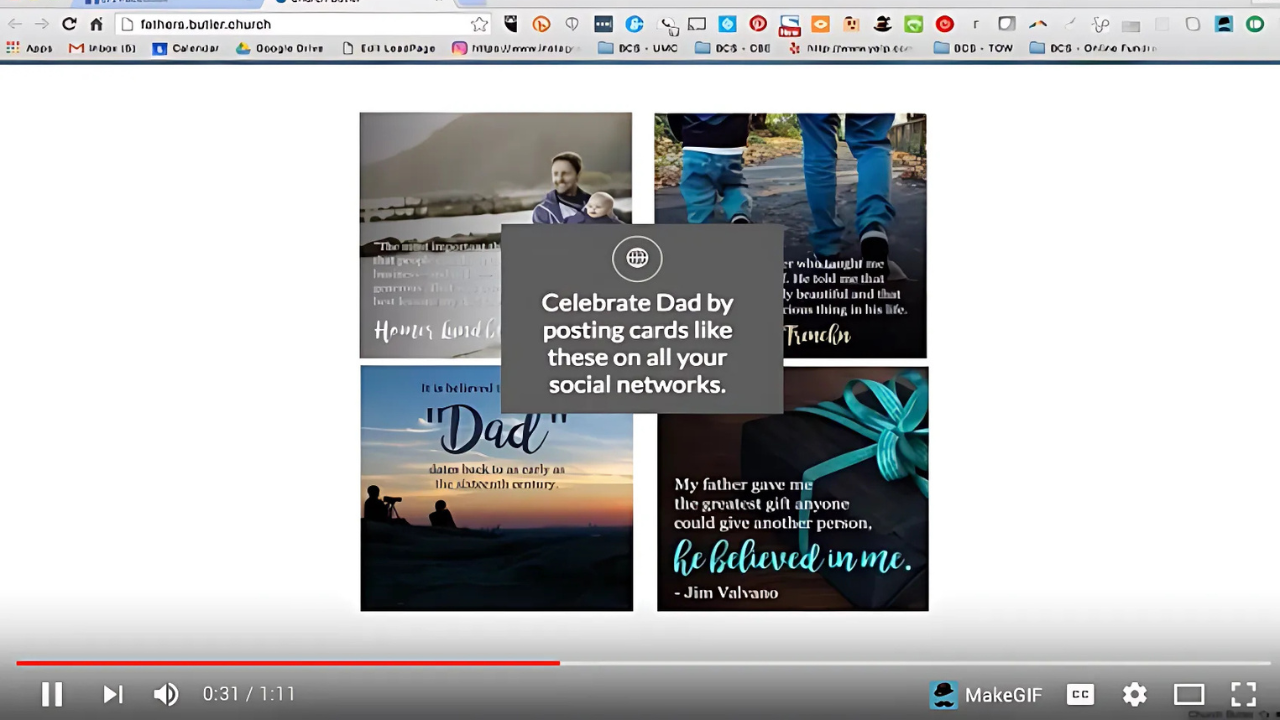 Church Download Kit for Father's Day from Church ButlerFather's Day Scripture Index download