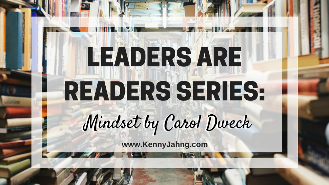 Kenny Jahng shares Mindset by Carol Dweck