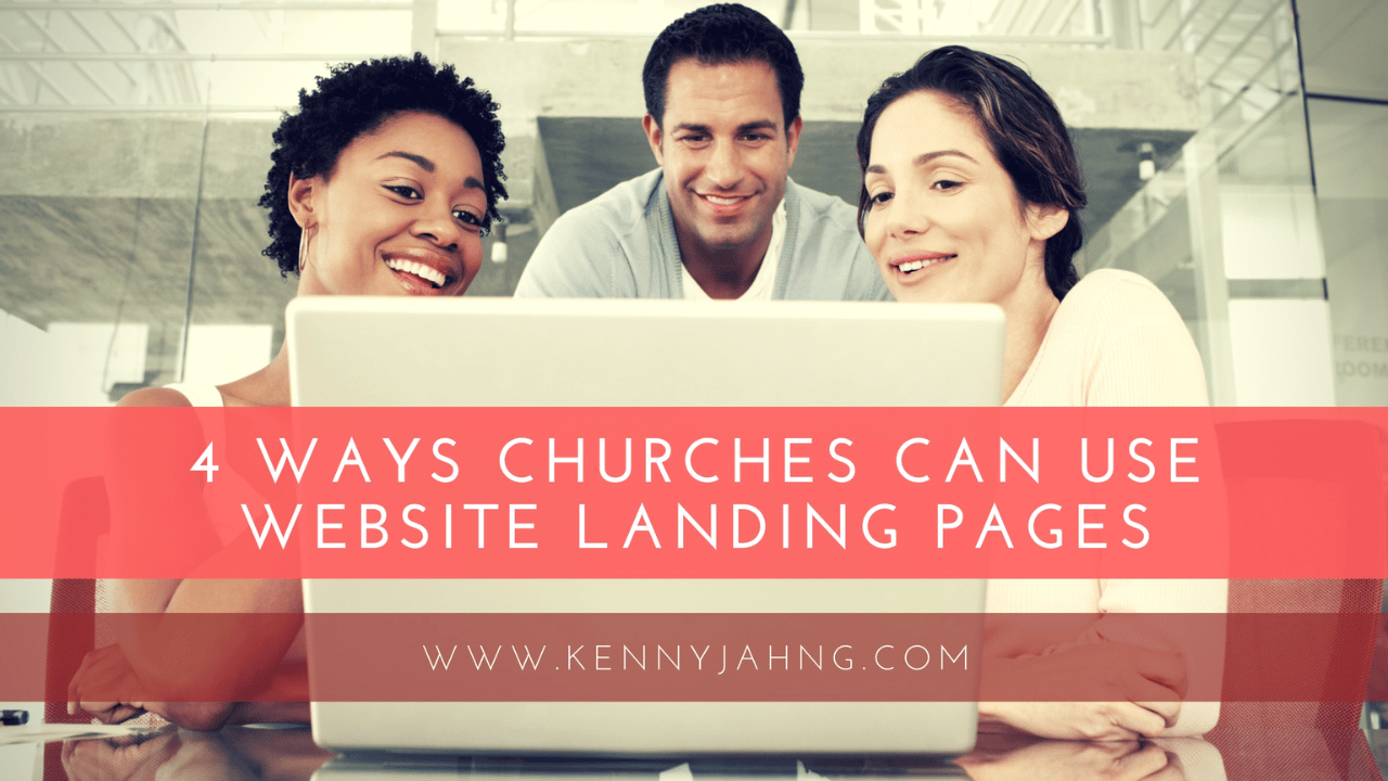 landing pages for church websites
