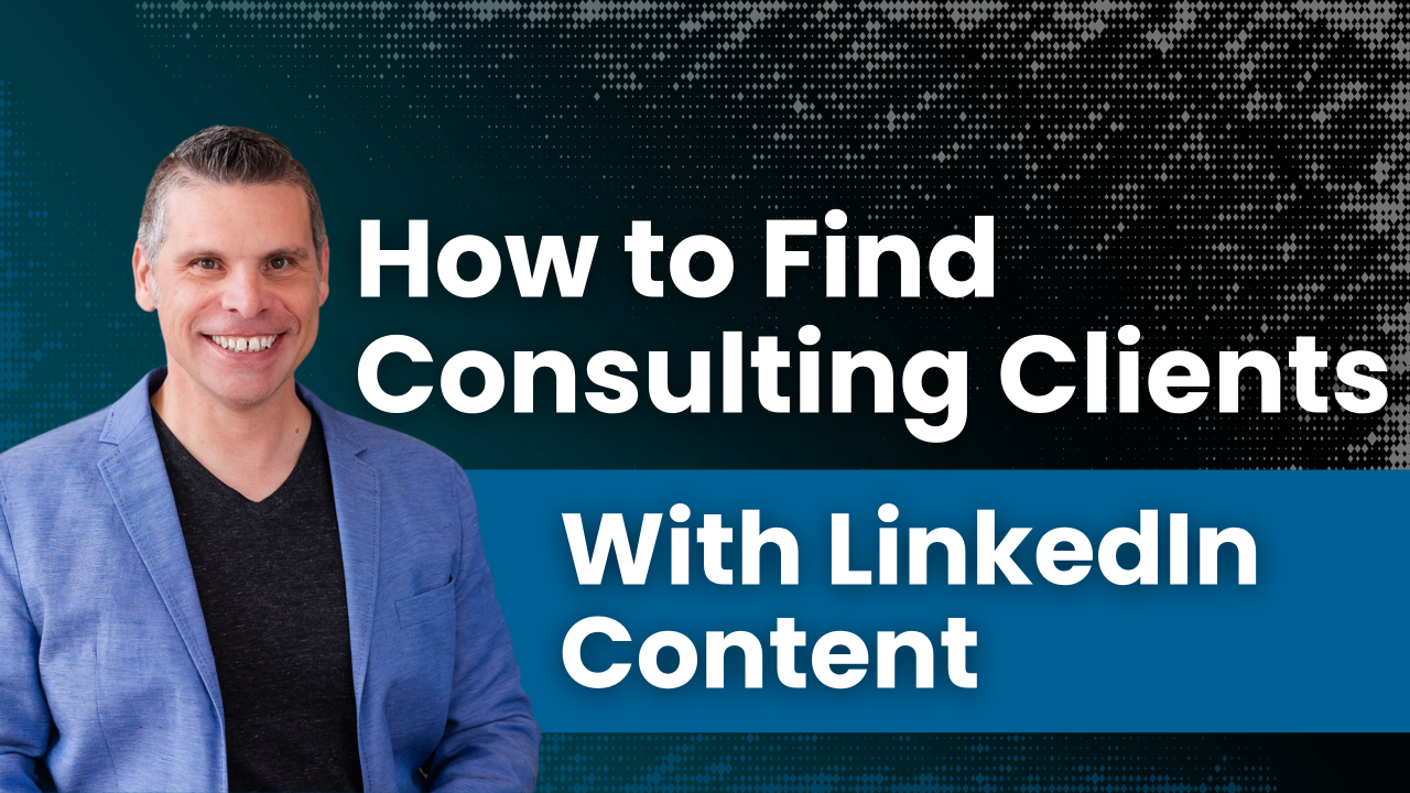 Blog Image Reading: How to find consulting clients with LinkedIn Content