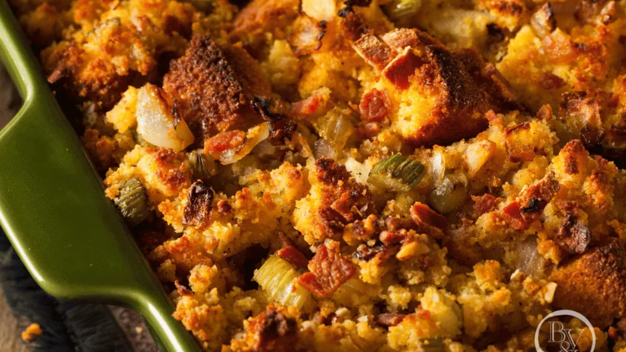 herb olive oil cornbread stuffing