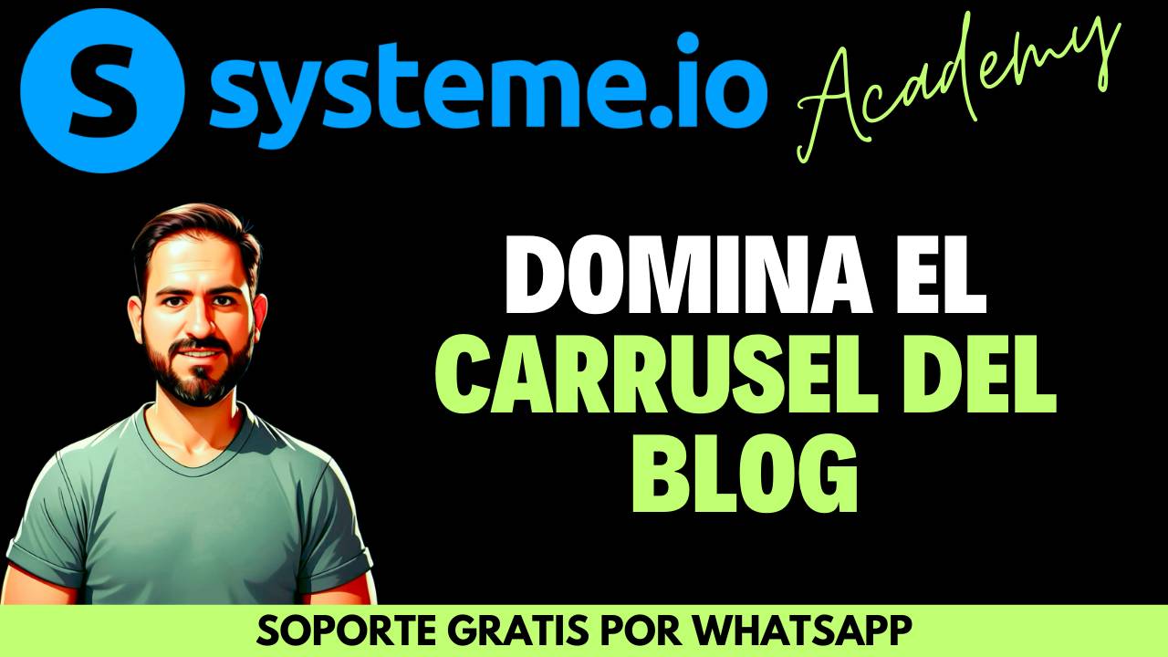 Cómo usar el elemento carrusel de últimas publicaciones del blog