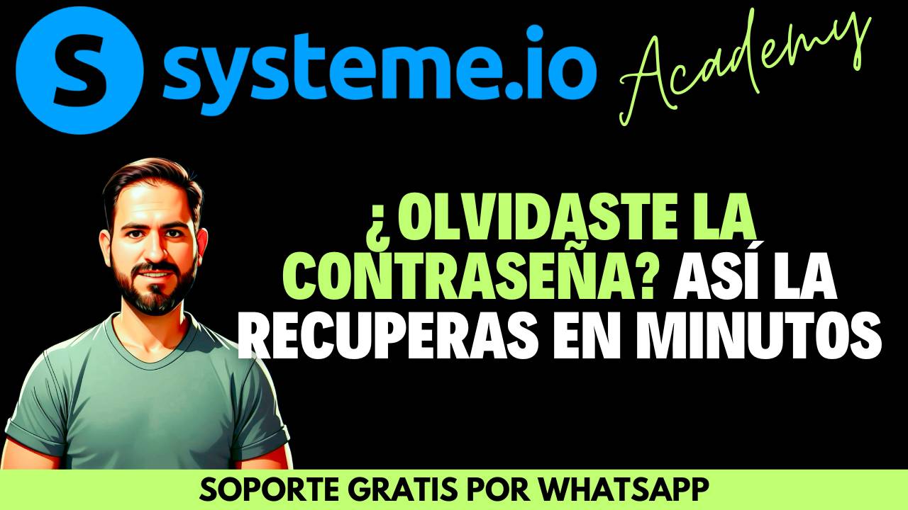 Cómo enviar un correo para restablecer la contraseña en Systeme (paso a paso y sin enredos)