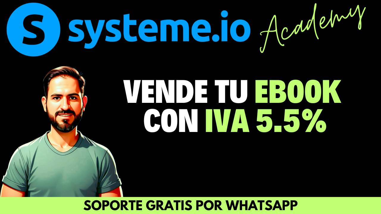 Cómo vender un ebook con una tasa del IVA del 5.5%