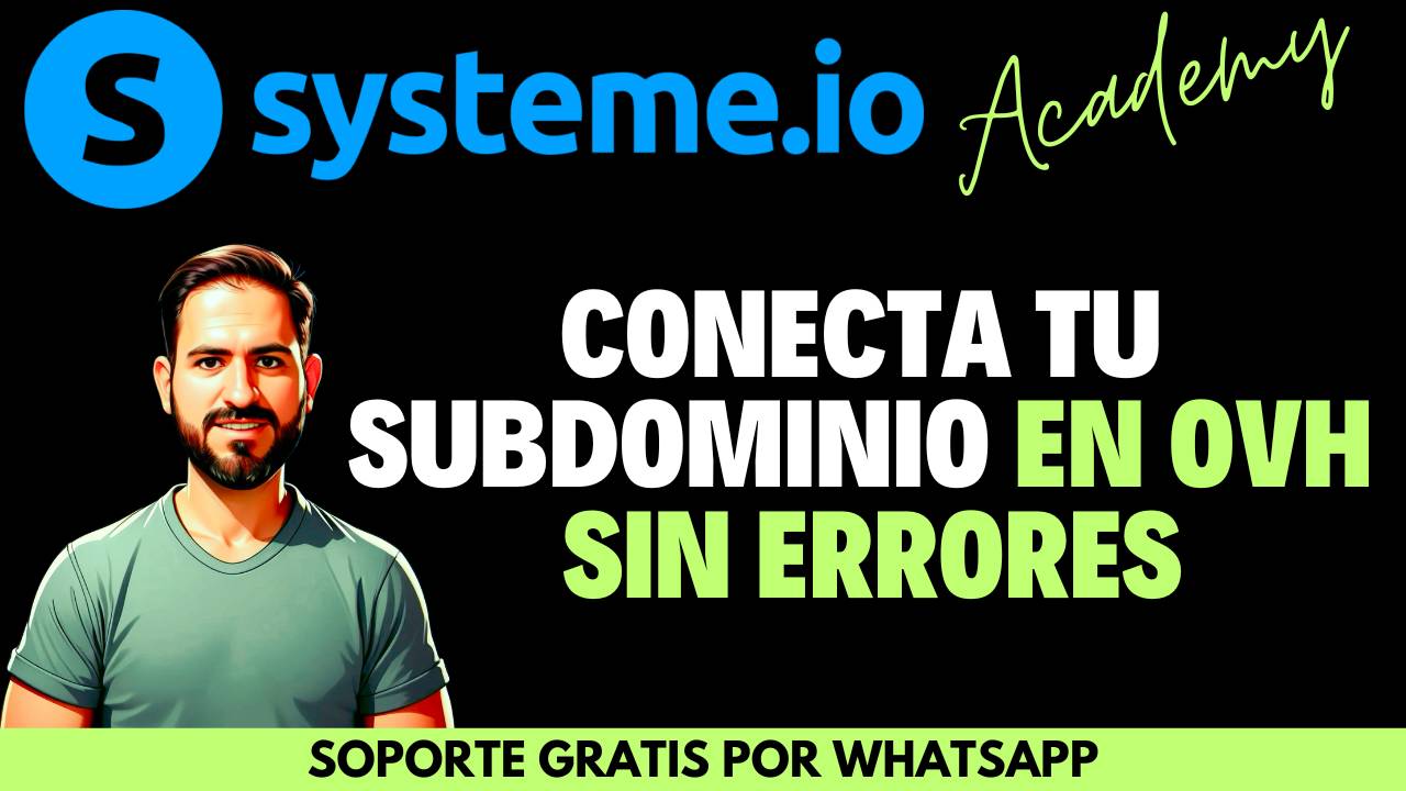 Configuración DNS en OVH para conectar un subdominio