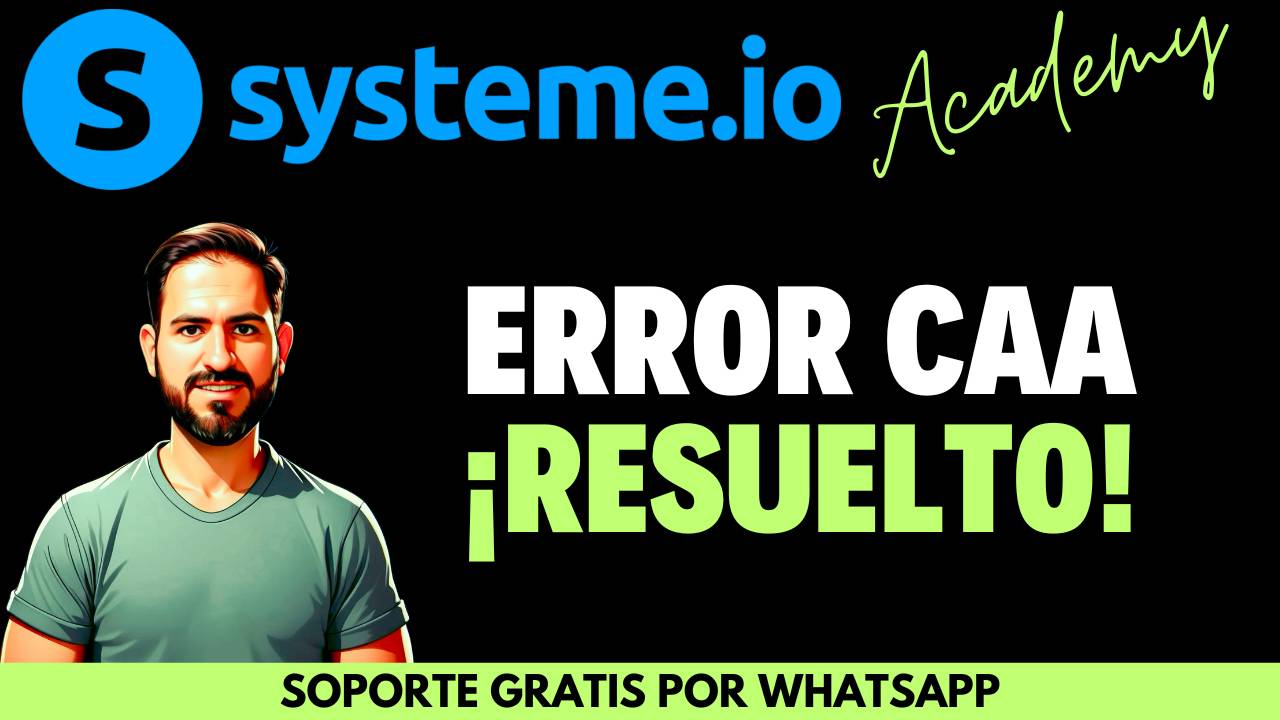 Cómo solucionar el error CAA al integrar tu dominio