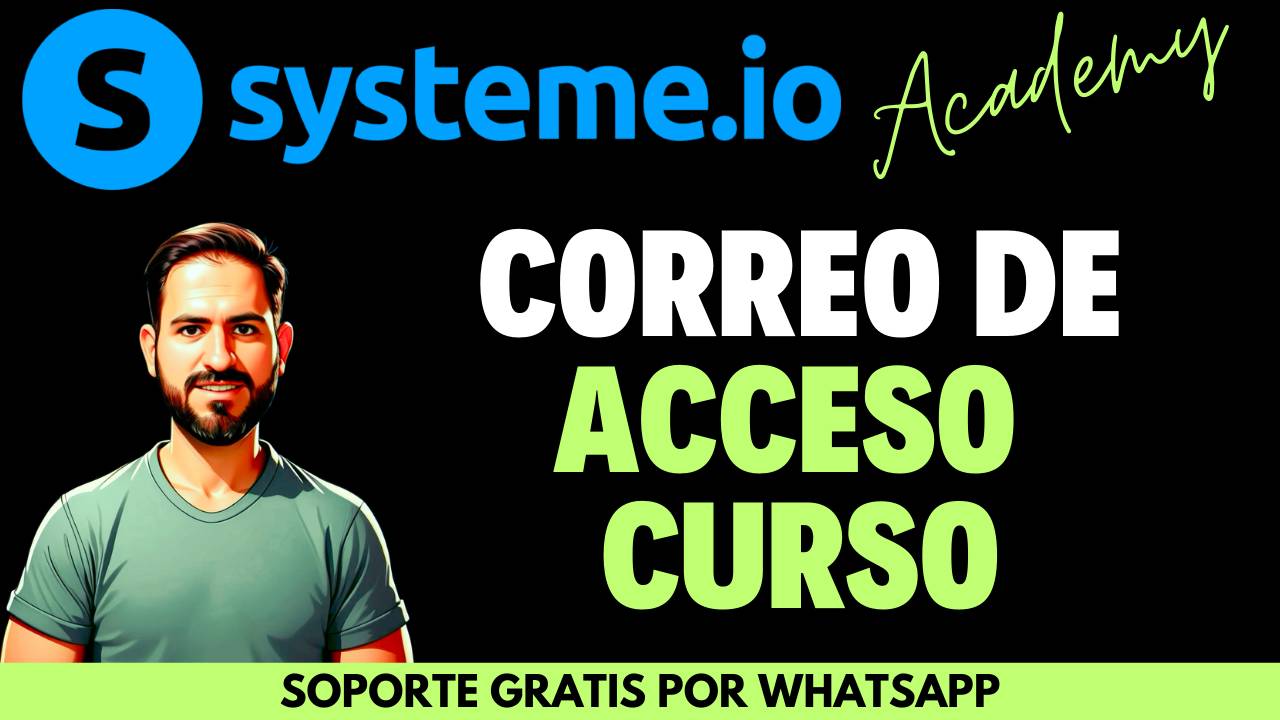 ¿Se puede modificar el correo automático que brinda los detalles de acceso a un curso?