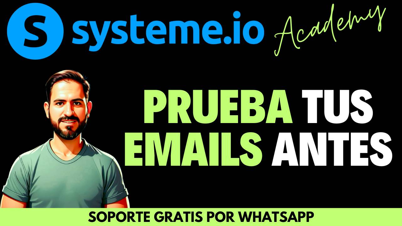 Cómo configurar un correo electrónico de prueba para verificar tus correos