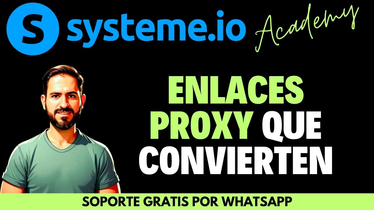 Cómo crear un enlace proxy de afiliado con una página externa a systeme.io