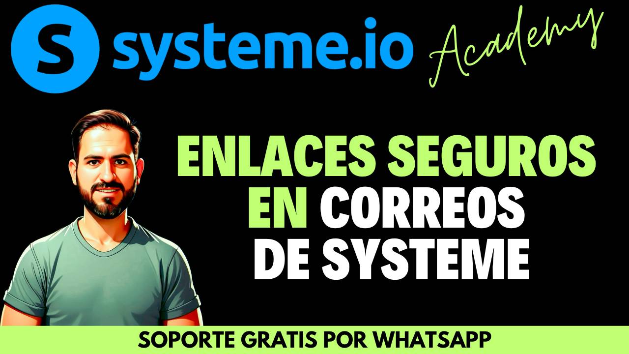 Qué enlaces están permitidos en los correos enviados desde Systeme