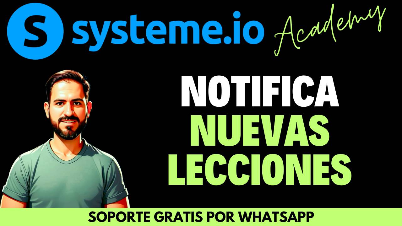 Correo automático al desbloquear lecciones