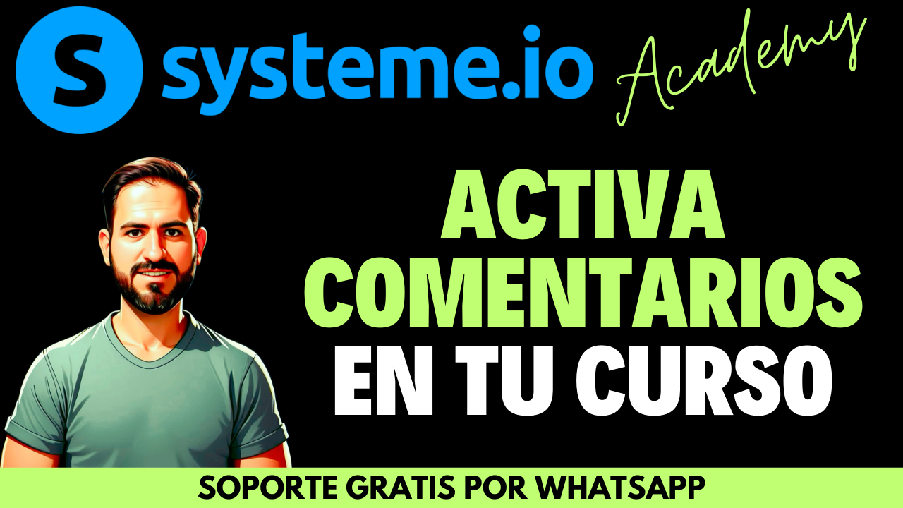 Cómo agregar una sección de comentarios a tu curso