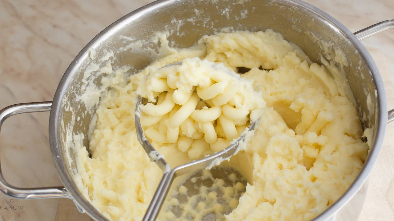 Mashed potatoes with celeriac