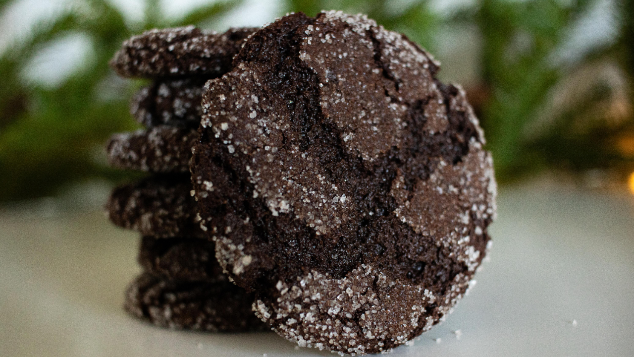 Chocolate Molasses Cookies